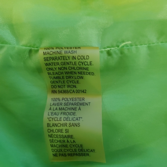 Allison Daley Women Vibrant Green Blue Trim Full Zip Front Sleeveless Vest - Picture 8 of 8